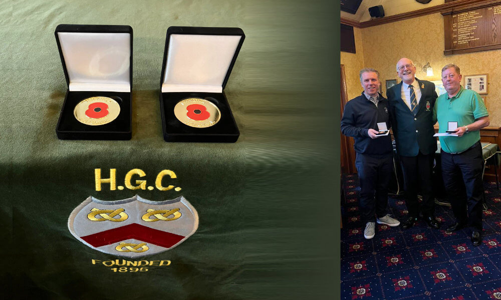 Remembrance Day Winter Stableford winners